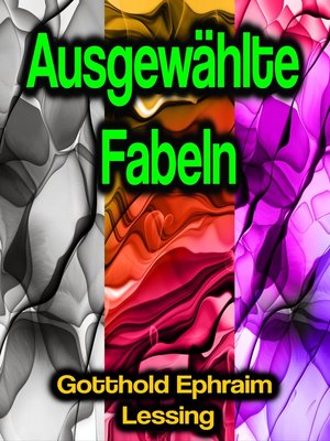cover image of Ausgewählte Fabeln